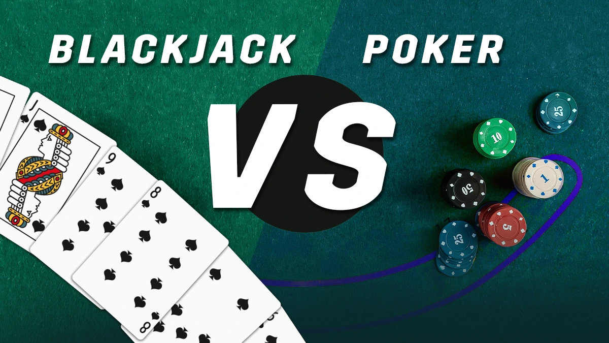 Poker vs Jogos de Cassino