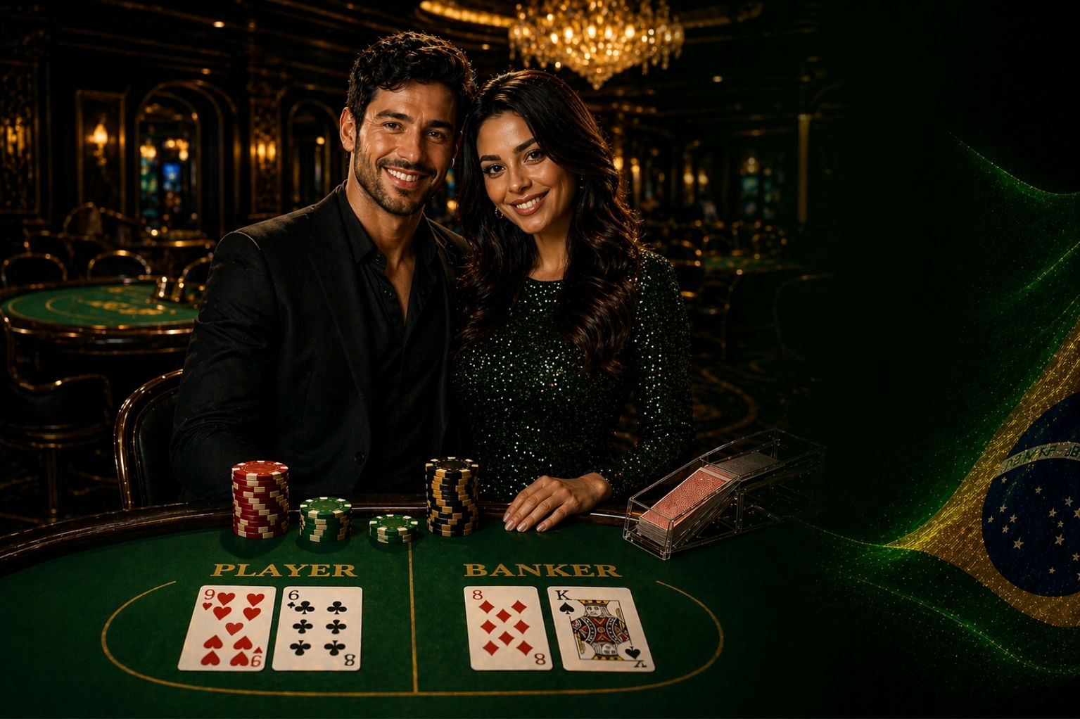 Melhores Cassinos com Baccarat ao Vivo no Brasil