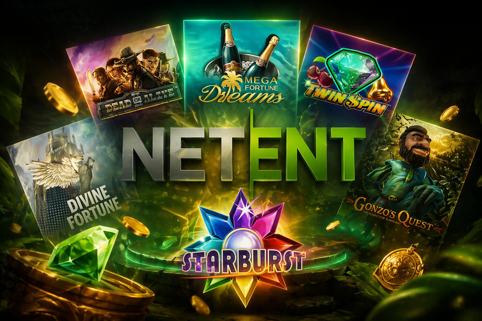 Slots e Avaliações de Cassinos NetEnt
