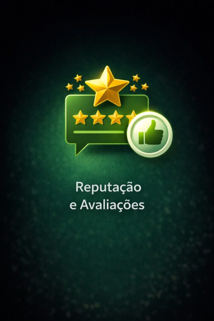 Reputação e Avaliações